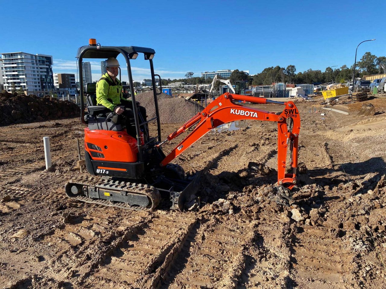 Excavator Hire AOES Electrical